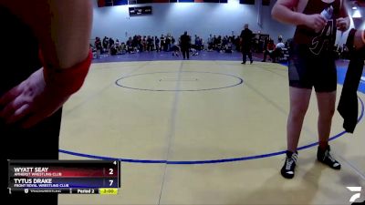 215 lbs Semifinal - Tytus Drake, Front Royal Wrestling Club vs Wyatt Seay, Amherst Wrestling Club