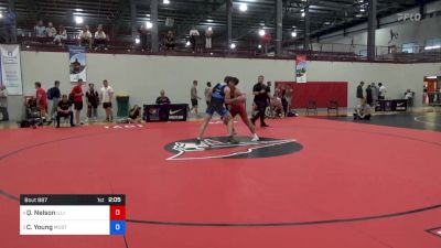 77 kg 5th Place - Quinlan Nelson, Illinois vs Caden Young, Mustang Wrestling Club