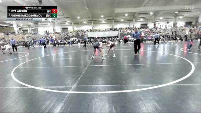 80 lbs Cons. Round 2 - Jett Wilson, Vikings Wrestling Club vs Andoni Hatzigeorgiou, Eagle Talon Wrestling Club