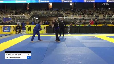 BRYN TAYLOR WILSON vs ISABELLA KARINA MILLER 2024 Pan Jiu Jitsu ...