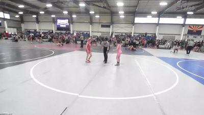 72 lbs Rr Rnd 2 - Sadie Toscano, Dominate Club Wrestling vs Jessie Kelly, Monster Garage