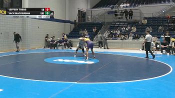 184 lbs 3rd Place Match - Jeffery Tubbs, Montevallo vs Jack Mackiernan, Mount Olive