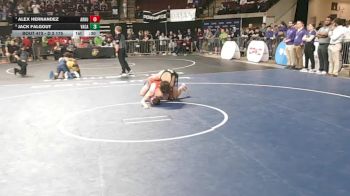 D 2 175 lbs 5th Place Match - Jack Falgout, Vandebilt Catholic vs Alex Hernandez, Archbishop Rummel