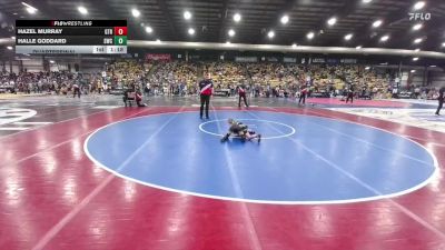 58 lbs Quarterfinal - Hazel Murray, GTRA vs Halle Goddard, Stillwater Wrestling Club