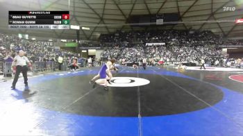 Boys 2A 150 lbs Cons. Round 4 - Beau Guyette, W. F. West vs Roman Gumm, Rogers (Spokane)