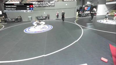 75 lbs 1st Place Match - Alana Nunez, Inland Elite Wrestling Club vs Jessie Kelly, Monster Garage Wrestling