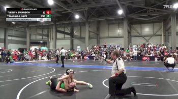 145 lbs Champ. Round 1 - Jeslyn Swanson, Ark City vs Makayla Hays, St. Francis Wrestling Club
