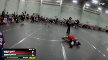 64 lbs Round 5 (6 Team) - Chris Porto, CTWHALE vs Lennox Biggs, Rampage