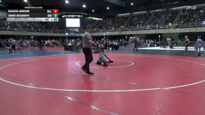 100 lbs Round Of 16 - Mason Greene, Wellsboro vs Geno DiJoseph, Bridgeton
