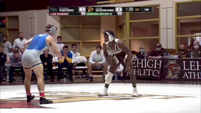 149 lbs Match - Manzona Bryant, Lehigh vs Luke Kemerer, Pittsburgh