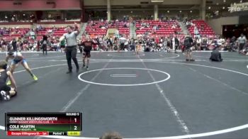 76 lbs Round 5 (6 Team) - Cole Martin, Greater Heights vs Gunner Killingsworth, Honey Badger Wrestling Club