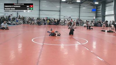 64 lbs Round 1 - 9:00am Saturday - Preston O`gorman, Nebraska Elite vs Raiden Bunn, Nauman Green