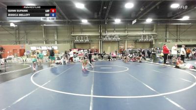 55 lbs Rr Rnd 4 - Quinn Supanik, LADY WARRIORS UNITED / MAROON 29:11 - GK8 vs Jessica Mellott, Central Pennies - GK8