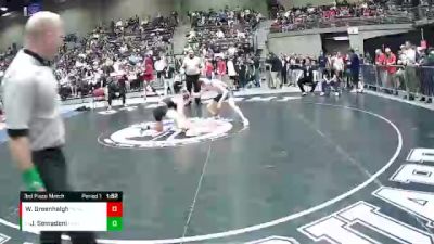 3rd Place Match - Jack Semadeni, Ridgeline vs Wyatt Greenhalgh, Cedar City