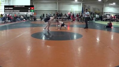 184 lbs Champ. Round 2 - Christian Chavez, University Of Indianapolis vs Jack Ring, Bellarmine