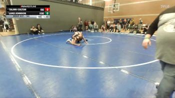 144 lbs 1st Place Match - Luke Johnson, FCA Idaho Gold Wrestling Club vs Talinn Colton, Middleton Wrestling Club