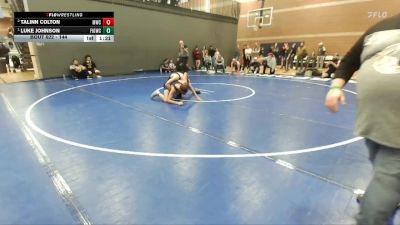 144 lbs 1st Place Match - Luke Johnson, FCA Idaho Gold Wrestling Club vs Talinn Colton, Middleton Wrestling Club