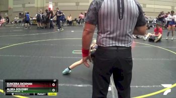 57 lbs Round 3 (4 Team) - Alsea Goldsby, Untouchables vs Suncera Dickman, Beast Mode WA Pink