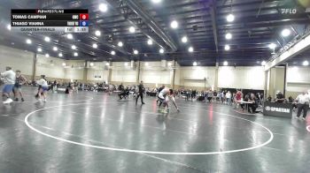 157 lbs Quarterfinal - Tomas Campian, Gladiator Wrestling vs Thiago Vianna, Trident Wrestling Club