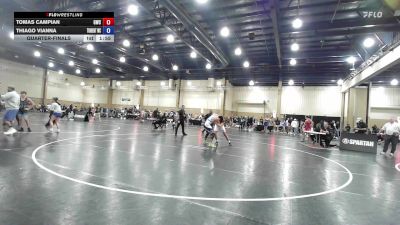 157 lbs Quarterfinal - Tomas Campian, Gladiator Wrestling vs Thiago Vianna, Trident Wrestling Club