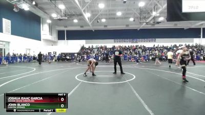 78-82 lbs Round 2 - Joshua Isaac Garcia, Savage House Wrestling vs John Blanco, Canyon Springs