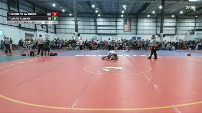 150 lbs Champ. Round 3 - Lukas Allman, Darkhorse Wrestling vs Jacob De La Torre, NC Wrestling Factory