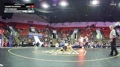 157 lbs Semifinals (8 Team) - Calder Villanueva, Lakewood HS vs Finn Ruediger, Yale HS