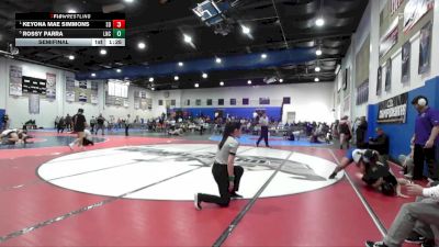 170 Girls Semifinal - Keyona Mae Simmons, San Diego vs Rossy Parra, Lincoln