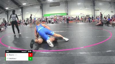 150 lbs Cons. Semi - Tripp Watkins, KC Elite Training Center vs Carson Moore, Full Circle