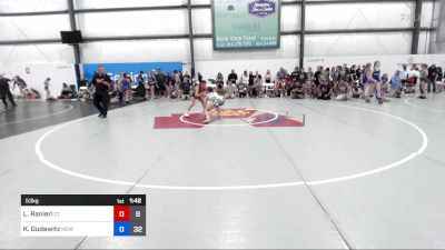 53 kg Quarterfinal - Lucia Ranieri, Cordoba Trained vs Kylie Gudewitz, MGW Monkey Business