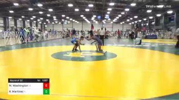 132 lbs Prelims - Marley Washington, GA vs Raymond Martinez, FL