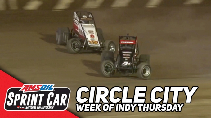 Kyle Cummins Takes USAC Sprints Circle City Salute - FloRacing