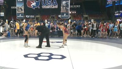 105 lbs Champ. Rd Of 32 - Araceli Clem, Pennsylvania vs Peyton Eklund, Nebraska
