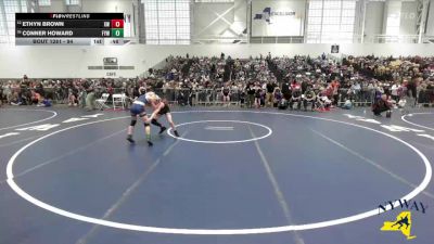 94 lbs Cons. Round 5 - Ethyn Brown, Xtreme Wrestling vs Conner Howard, Falconer Youth Wrestling