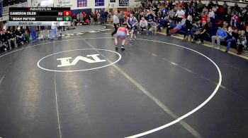 127 lbs Cons. Semi - Cameron Eiler, Fort Cherry Hs vs Noah Patton, Washington Hs