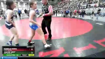 97 lbs Semifinal - Winter West, Mat Demon WC vs Isabelle Goedl, Steelclaw WC