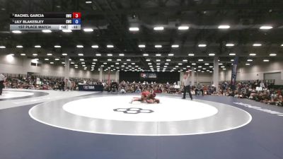 130 lbs 1st Place Match - Lily Blakesley, Champions Wrestling Club vs Rachel Garcia, Husky Wrestling Club