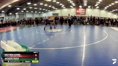 138 lbs Cons. Round 3 - Jackson Faulk, FCA Wrestling Team VA vs Matthew Kaiser, Pit Bull Wrestling Academy