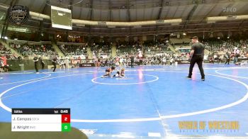 52 lbs Semifinal - Julian Campos, SoCal Hammers vs Jaxson Wright, Bartlesville Wrestling Club