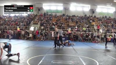 134 lbs Quarterfinal - Tyler Helwig, Columbia vs Ky Fikes, West Geauga