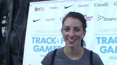 Jessica Smith elated after close 800 at 2012 Toronto International Games