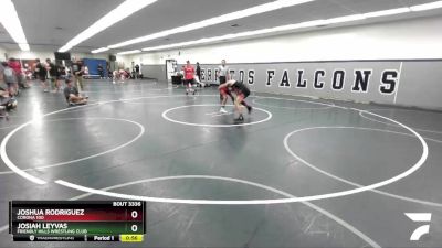 113 lbs Cons. Semi - Josiah Leyvas, Friendly Hills Wrestling Club vs Joshua Rodriguez, Corona 100