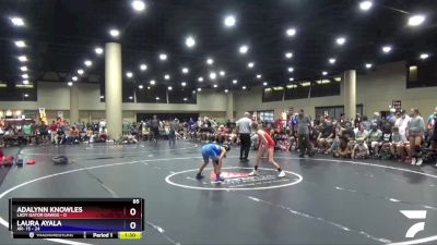 85 lbs Round 1 (6 Team) - Adalynn Knowles, Lady Gator Dawgs vs Laura Ayala, AR- 15