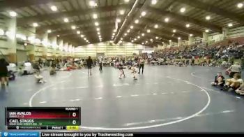 92 lbs Round 1 (4 Team) - Cael Staggs, Gold Rush Wrestling vs Ian Avalos, Idaho 2