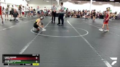 64 lbs Round 5 (8 Team) - Liam Hannis, Mat Rats vs Zane Gustafson, FL Scorpions