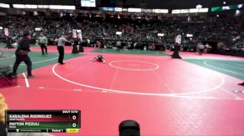 70 lbs Quarterfinal - Payton Pizzuli, ROGA vs Karalena Rodriguez, Unattached