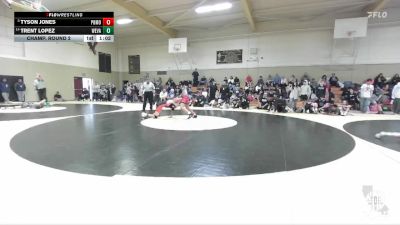 108 lbs Champ. Round 2 - Tyson Jones, DCWA vs Trent Lopez, Vacaville Wrestling Club