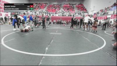 46 lbs Consolation - Rowdy Ward, Lexington Wrestling Club vs Walker Williams, Team Tulsa Wrestling Club