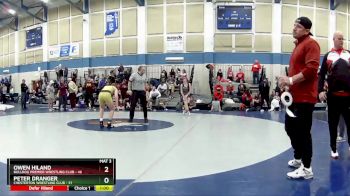175 lbs Round 3 (4 Team) - Owen Hiland, Bulldog Premier Wrestling Club vs Peter Dranger, Chesterton Wrestling Club