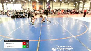 126 lbs Rr Rnd 2 - Elijah Brosius, PA Rednecks vs Jacob Layton, Micky's Maniacs Blue